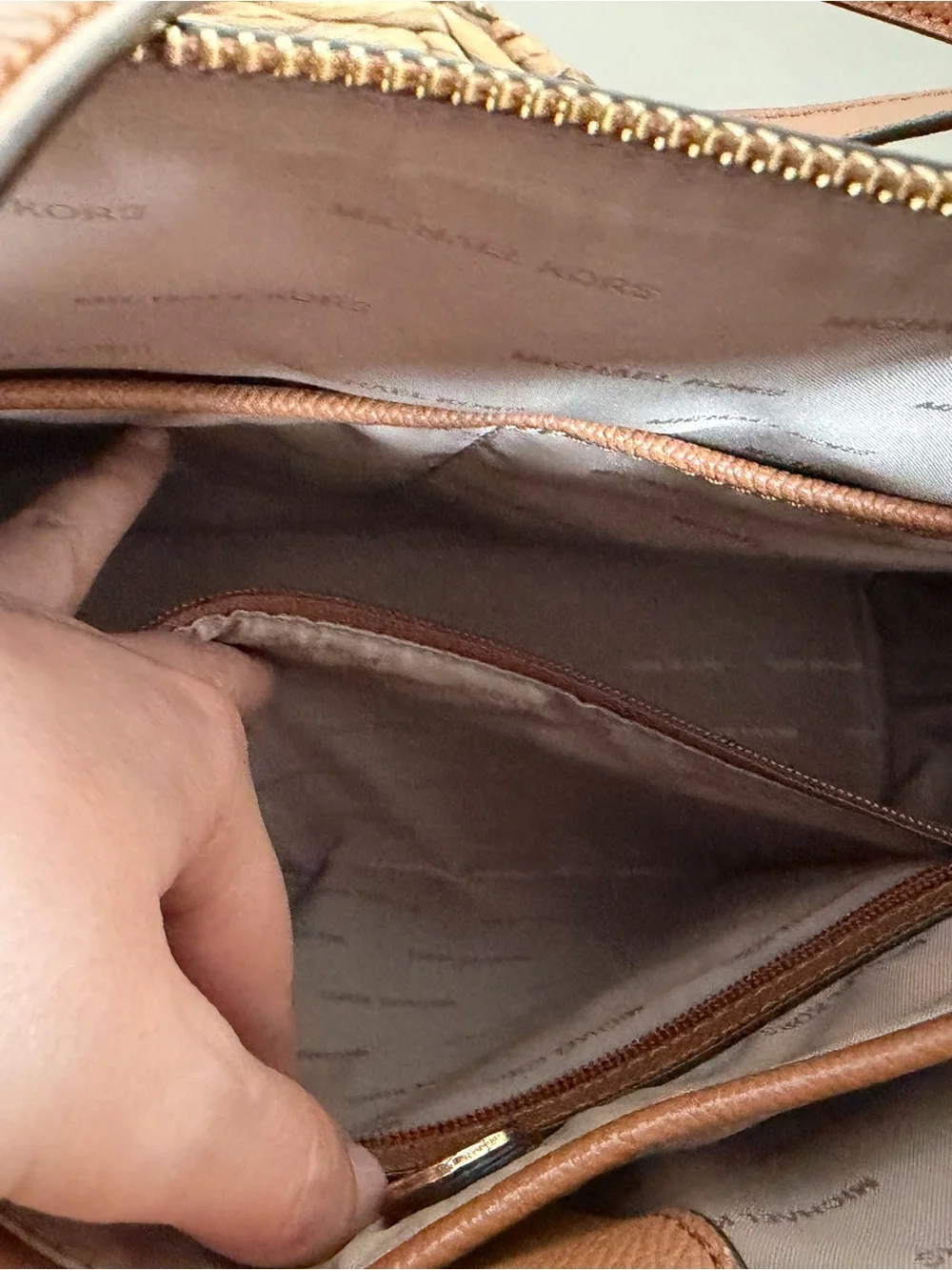 Michael Kors Caramel Saffiano Leather Tote